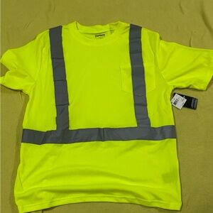 Dickies Men's High-Visibility Yellow Safety Tee